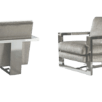 Thayer coggin cool roger lounge chair - Luxury Furniture Mercato Interiors