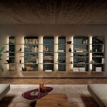 Lago Pentagram Bookcase - Luxury Furniture Mercato Interiors