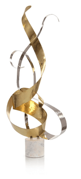 DANCING SWIRLS SCULPTURE - Luxury Furniture Mercato Interiors
