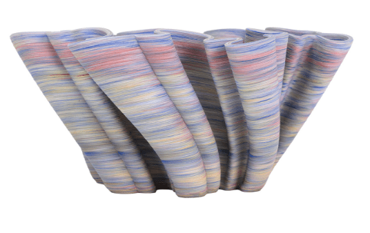 Anselm Wavy Short Vase - Luxury Furniture Mercato Interiors