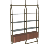 Bontempi Charlotte Bookcase - Luxury Furniture Mercato Interiors