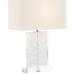 glass and acrylic formed table lamp - Luxury Furniture Mercato Interiors
