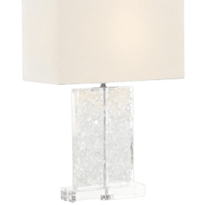 glass and acrylic formed table lamp - Luxury Furniture Mercato Interiors