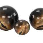 A SET OF THREE DECORATIVE LACERO BALLS - Luxury Furniture Mercato Interiors
