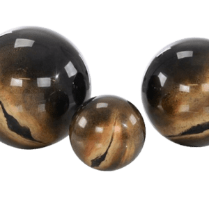 A SET OF THREE DECORATIVE LACERO BALLS - Luxury Furniture Mercato Interiors