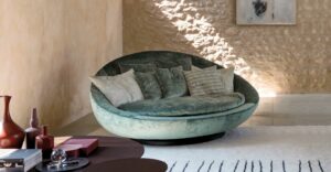 Desiree Lacoon Island Sofa - Luxury Furniture Mercato Interiors