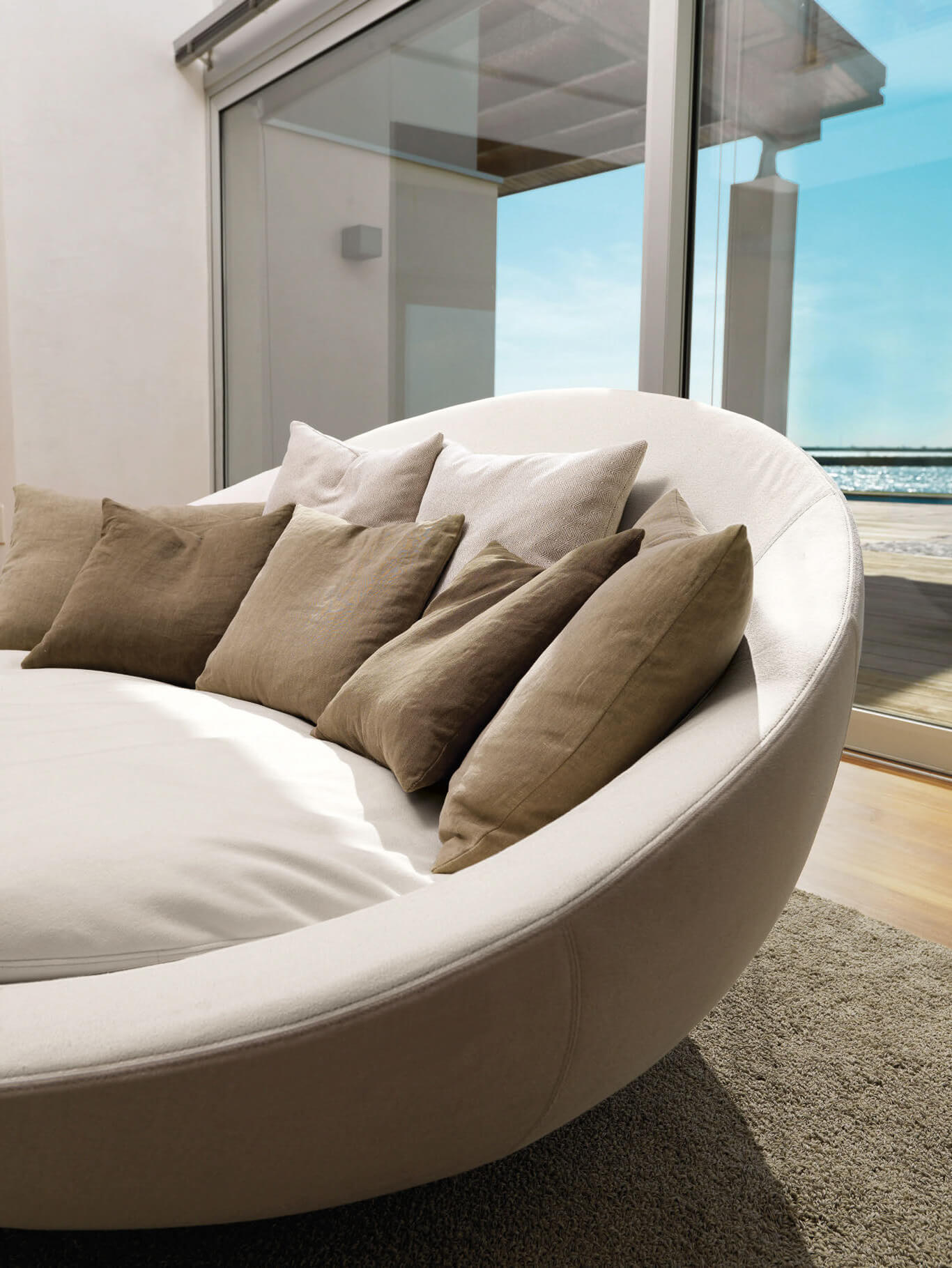 Desiree Lacoon Island Sofa - Luxury Furniture Mercato Interiors