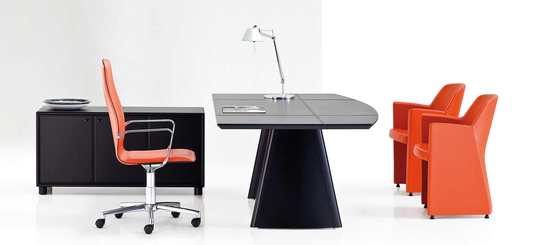 Polflex Pyramid Desk - Luxury Furniture Mercato Interiors