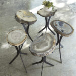 Phillips Collection Agate End Table - Luxury Furniture Mercato Interiors