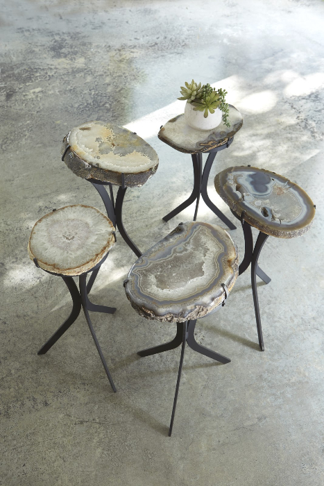 Phillips Collection Agate End Table - Luxury Furniture Mercato Interiors