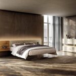 Lago Steel Bed - Luxury Furniture Mercato Interiors