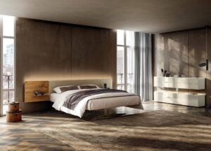 Lago Steel Bed - Luxury Furniture Mercato Interiors