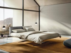 Lago Steel Bed - Luxury Furniture Mercato Interiors