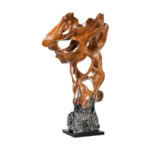 Phillips Collection Carved Wood Sculpture - Luxury Furniture Mercato Interiors