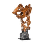 Phillips Collection Carved Wood Sculpture - Luxury Furniture Mercato Interiors