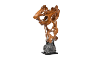 Phillips Collection Carved Wood Sculpture - Luxury Furniture Mercato Interiors