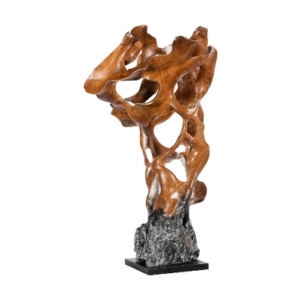 Phillips Collection Carved Wood Sculpture - Luxury Furniture Mercato Interiors
