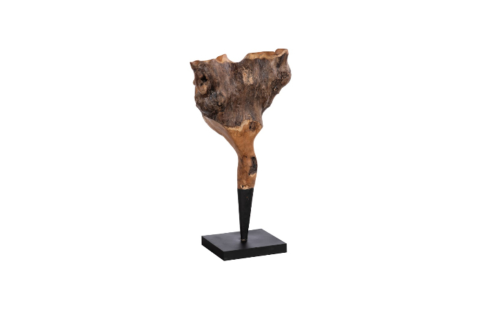 Phillips Collection Carved Wood Sculpture - Luxury Furniture Mercato Interiors
