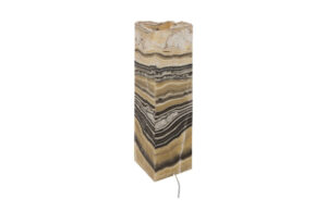 Phillips Collection Onyx Lamp Square Zebra - Luxury Furniture Mercato Interiors