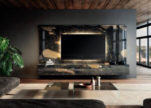 wall-unit-with-boiseries-and-tv-unit-or-materia-wall-unit-or-lago - Luxury Furniture Mercato Interiors