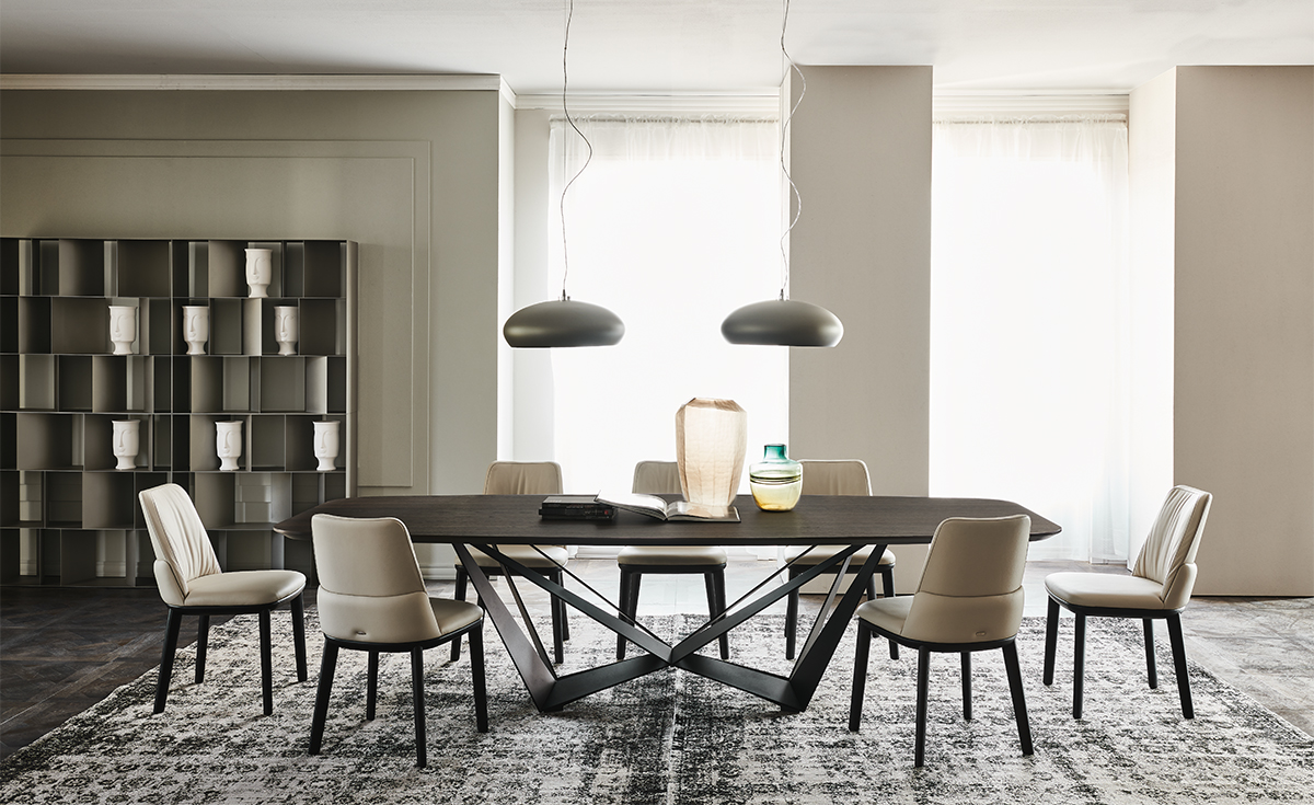 Cattelan Italia Skorpio Boat Shape Dining Table
