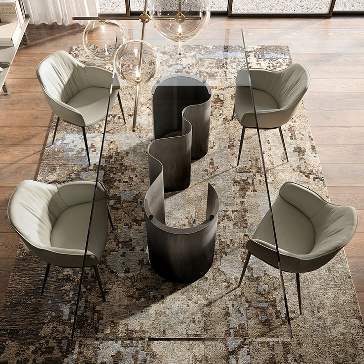 Cattelan Italia Papel Glass Table